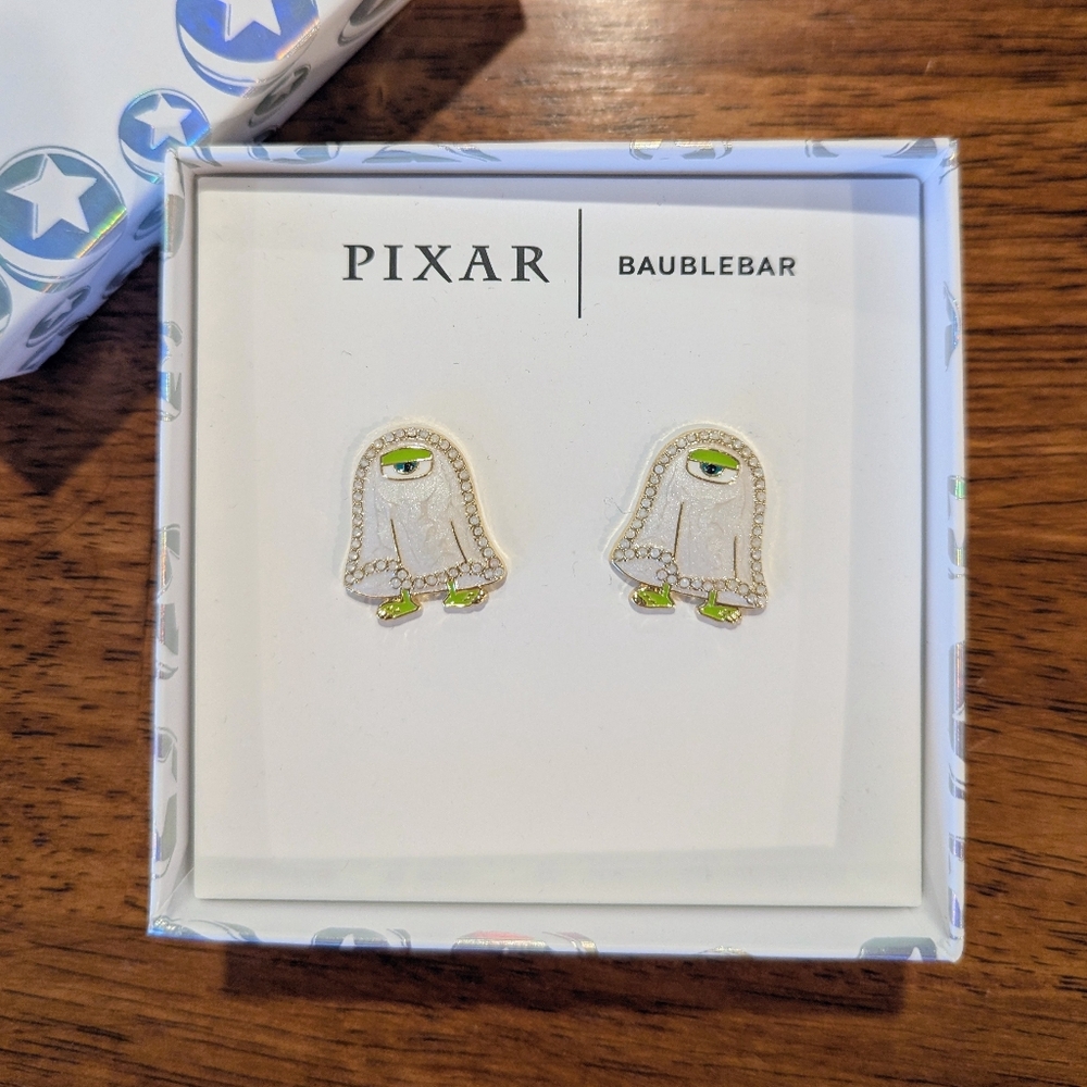 Pixar Baublebar Monsters Inc Ghost Earrings